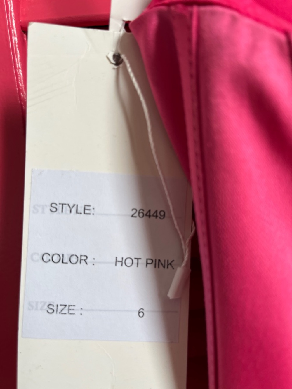 Beaded Bust Hot Pink Tiered Ruffle Prom Dress - Picture 8 of 16